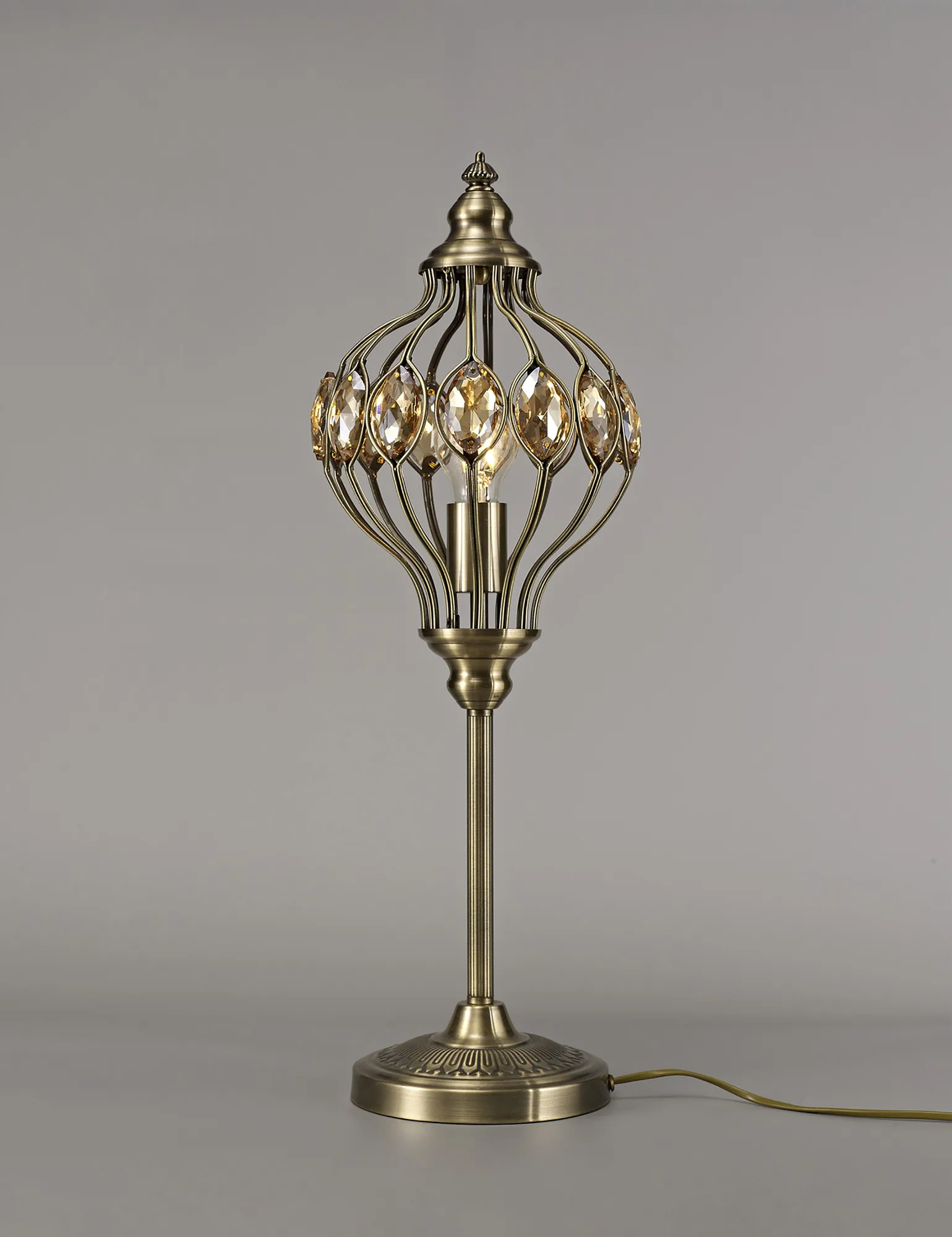 Marisa Crystal Table Lamps Diyas Designer Table Lamps